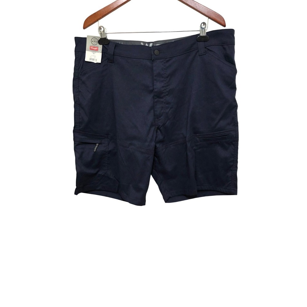 Wrangle Men's Navy Blue Silver Ridge Cargo‎ Shorts W/ Pockets Size 40